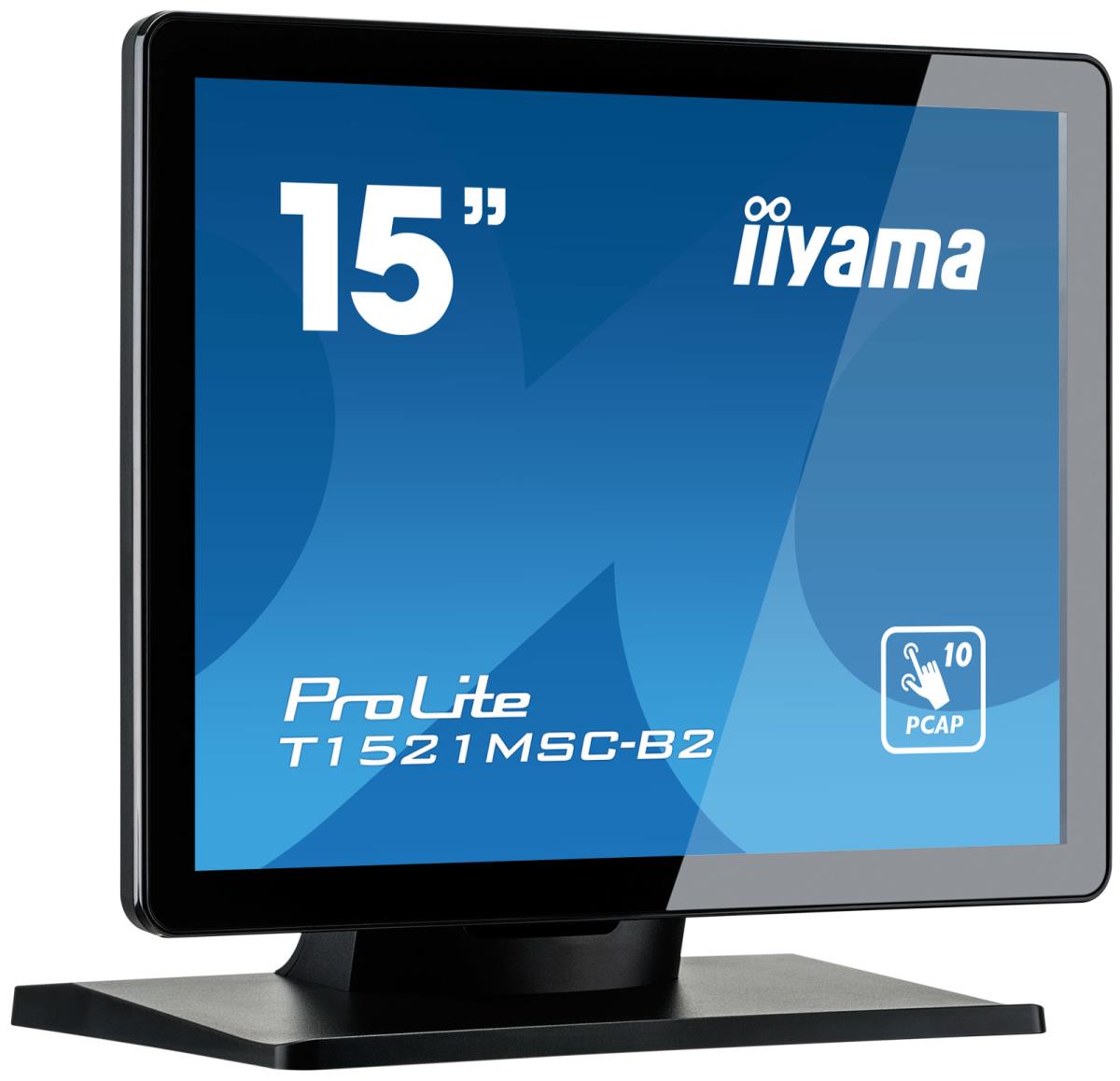Touch Monitor - ProLite T1521MSC-B2 - 15in - 1024x768 (XGA) - Black