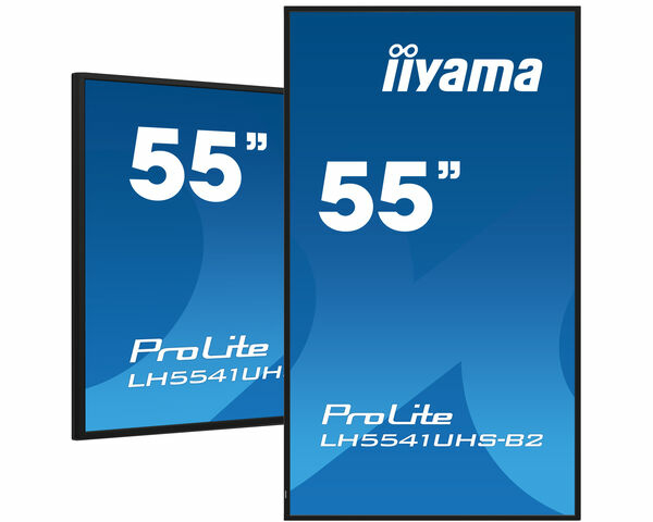 Digital Signage Display - ProLite LH5541UHS-B2 - 55in - 3840x2160 (UHD) - Black