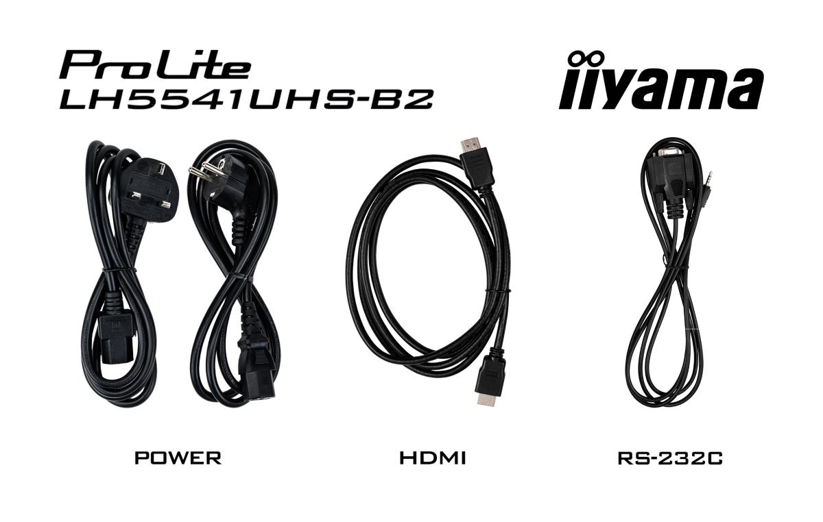 Digital Signage Display - ProLite LH5541UHS-B2 - 55in - 3840x2160 (UHD) - Black
