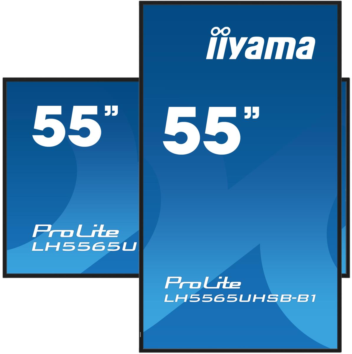 Digital Signage Display - ProLite LH5565UHSB-B1 - 55in - 3840x2160 (UHD) - Black