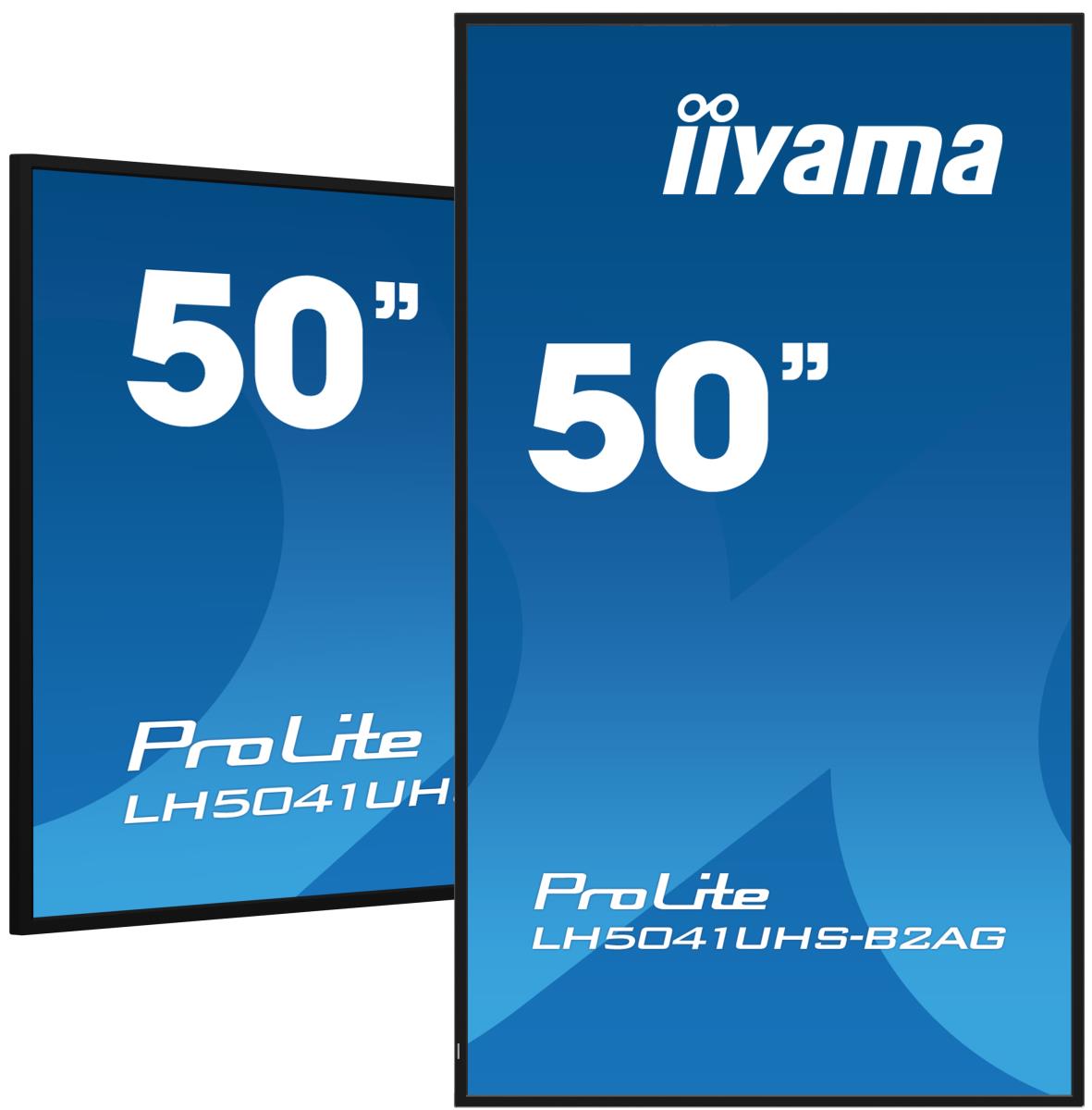 Digital Signage Display - ProLite LH5041UHS-B2AG - 50in - 3840x2160 (UHD) - Black