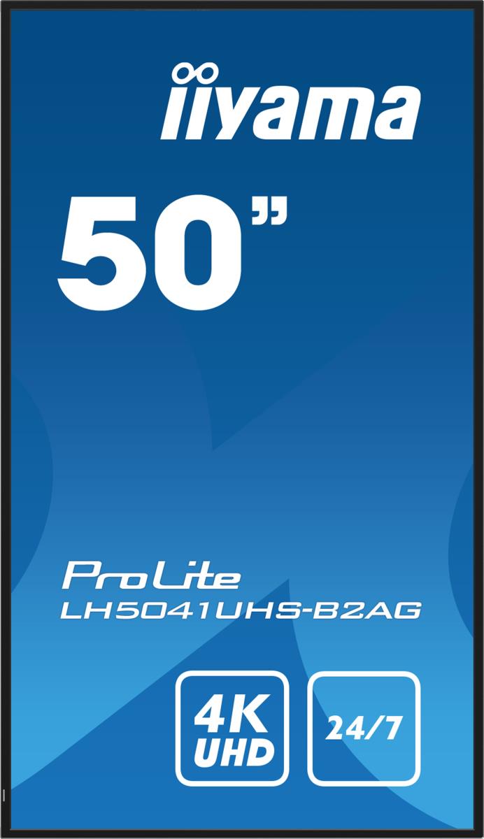 Digital Signage Display - ProLite LH5041UHS-B2AG - 50in - 3840x2160 (UHD) - Black