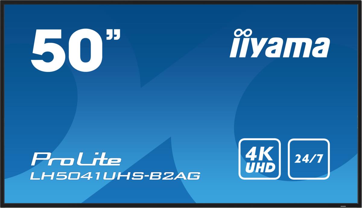 Digital Signage Display - ProLite LH5041UHS-B2AG - 50in - 3840x2160 (UHD) - Black