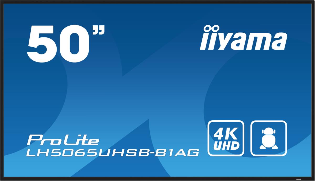 Digital Signage Display - ProLite LH5065UHSB-B1AG - 50in - 3840x2160 (UHD) - Black