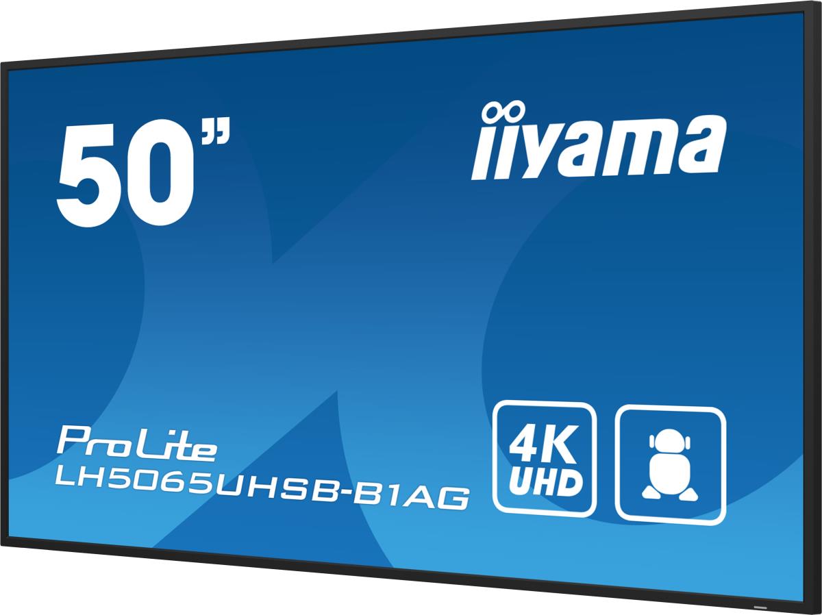 Digital Signage Display - ProLite LH5065UHSB-B1AG - 50in - 3840x2160 (UHD) - Black