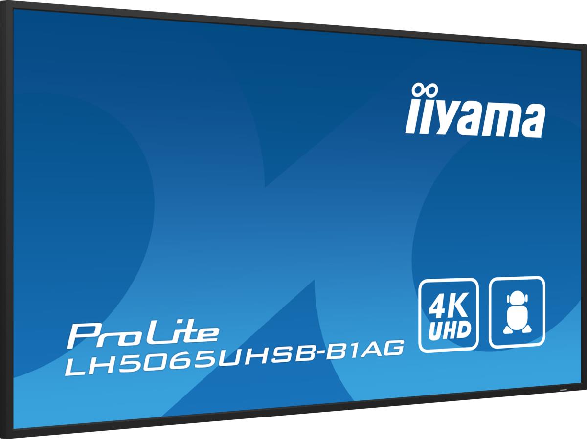 Digital Signage Display - ProLite LH5065UHSB-B1AG - 50in - 3840x2160 (UHD) - Black