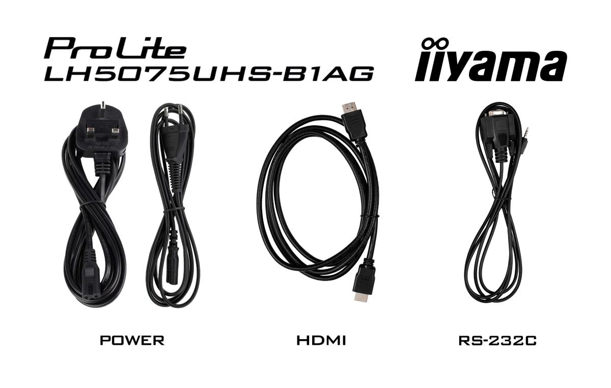 Digital Signage Display - ProLite LH5075UHS-B1AG - 50in - 3840x2160 (UHD) - Black