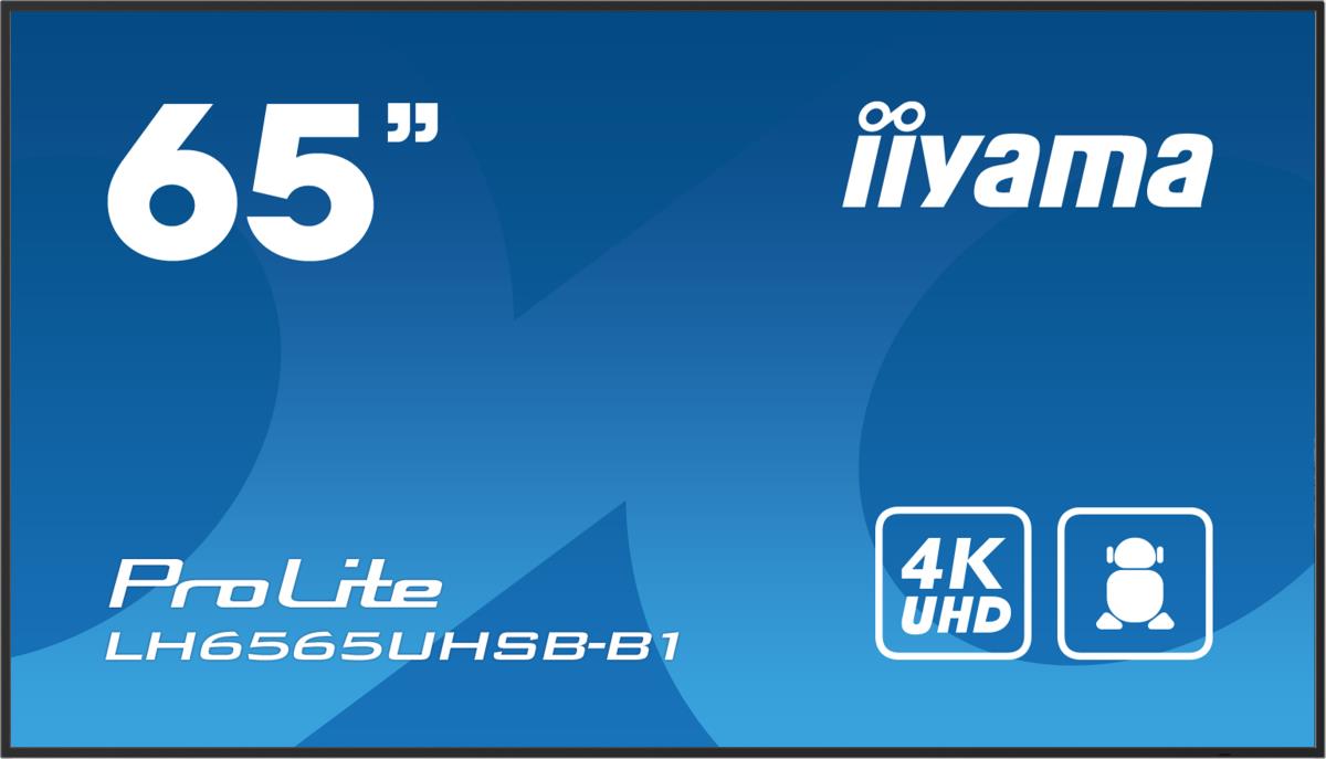 Digital Signage Display - ProLite LH6565UHSB-B1 - 65in - 3840x2160 (UHD) - Black