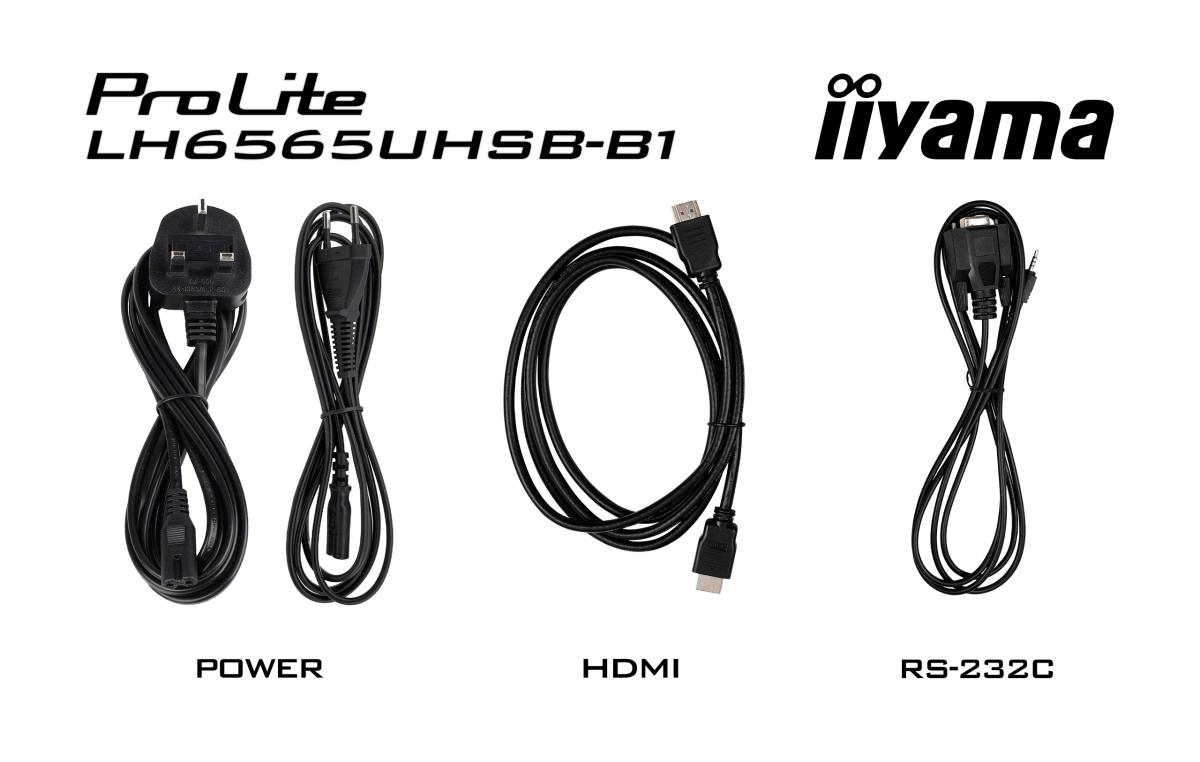 Digital Signage Display - ProLite LH6565UHSB-B1 - 65in - 3840x2160 (UHD) - Black
