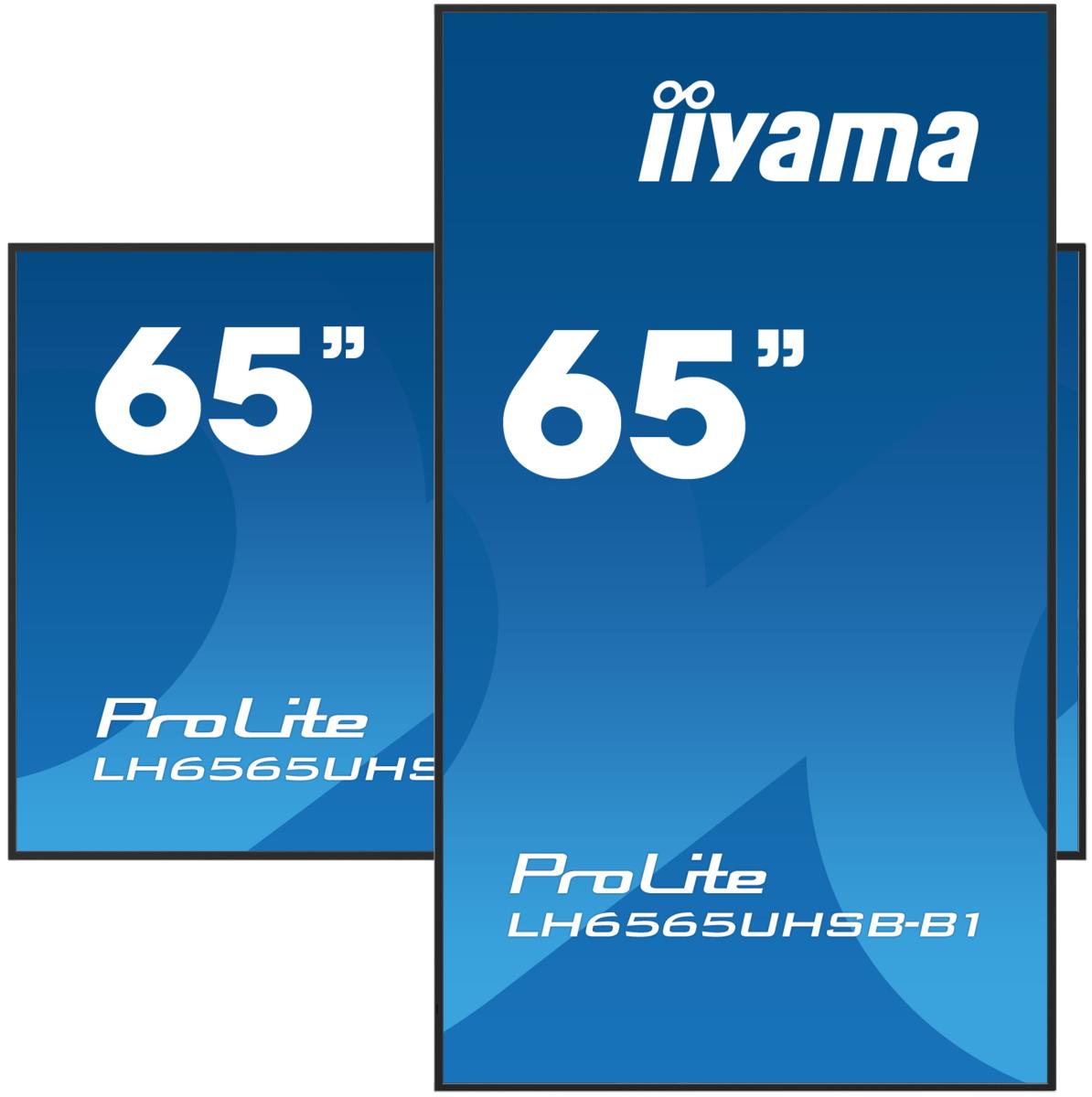 Digital Signage Display - ProLite LH6565UHSB-B1 - 65in - 3840x2160 (UHD) - Black