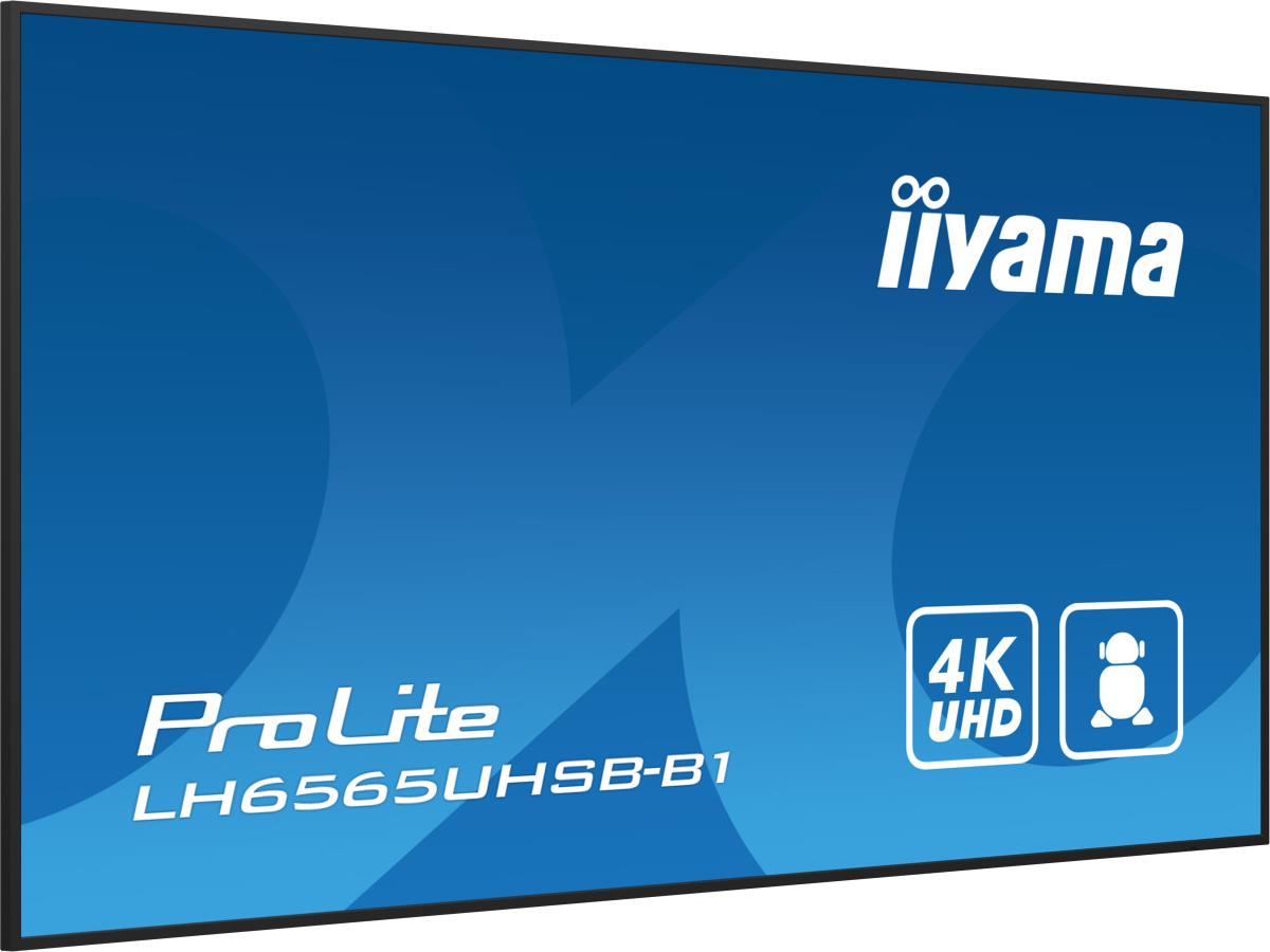 Digital Signage Display - ProLite LH6565UHSB-B1 - 65in - 3840x2160 (UHD) - Black