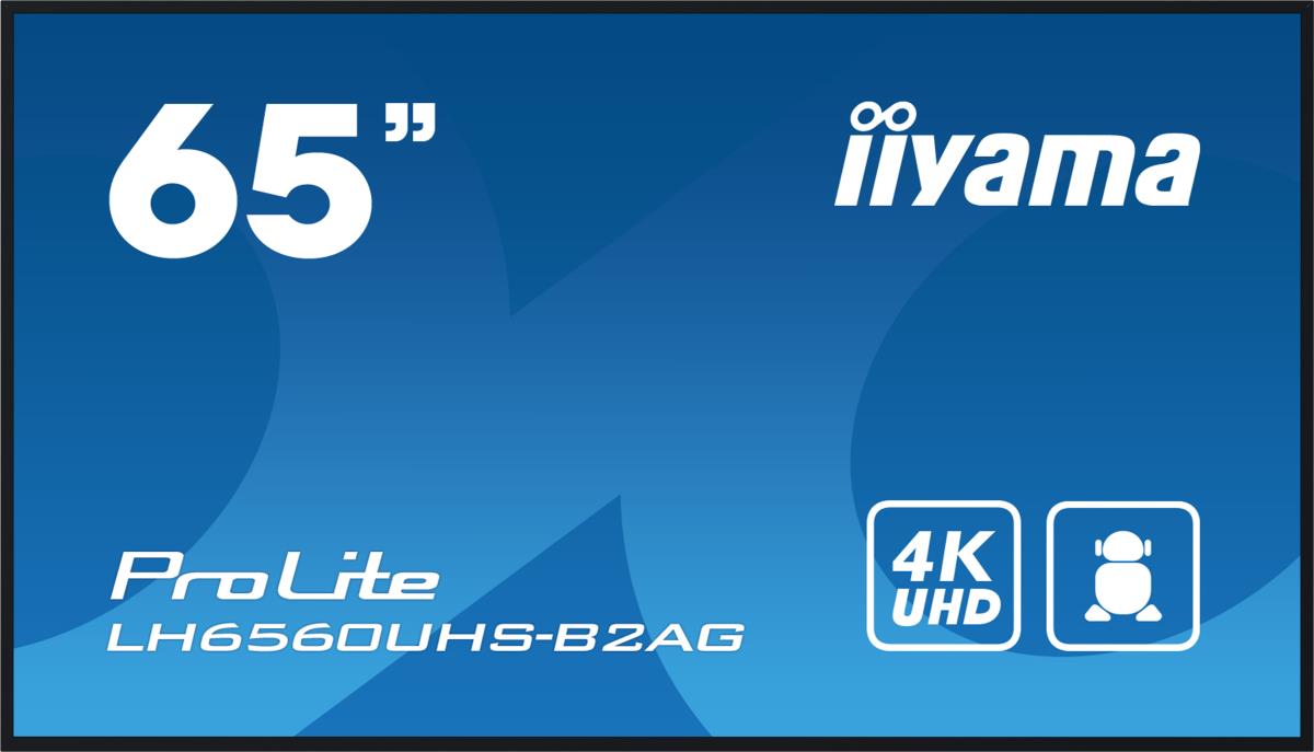 Digital Signage Display - ProLite LH6560UHS-B2AG - 65in - 3840x2160 (UHD) - Black
