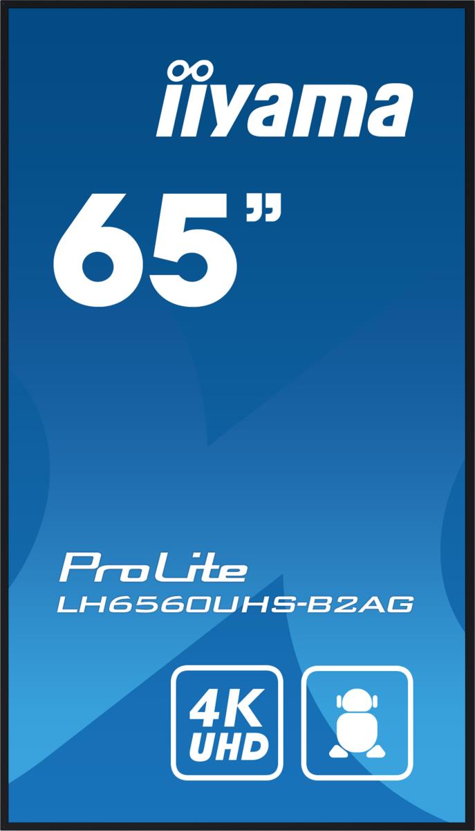 Digital Signage Display - ProLite LH6560UHS-B2AG - 65in - 3840x2160 (UHD) - Black