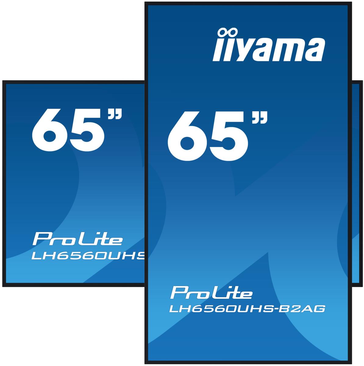 Digital Signage Display - ProLite LH6560UHS-B2AG - 65in - 3840x2160 (UHD) - Black