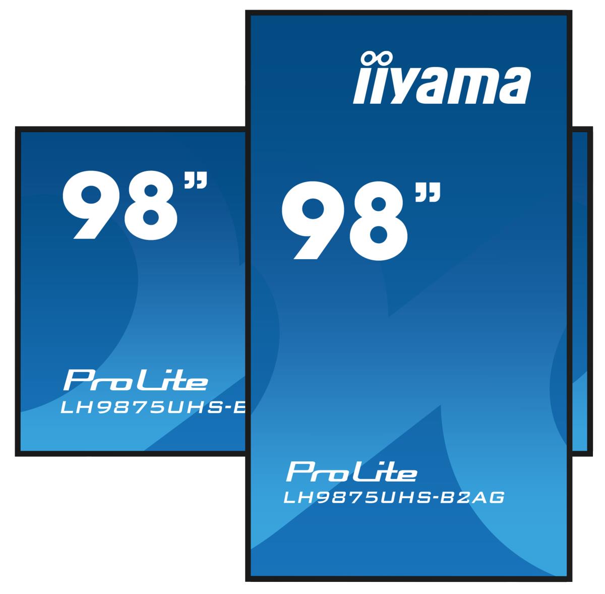 Digital Signage Display - ProLite LH9875UHS-B2AG - 98in - 3840x2160 (UHD) - Black