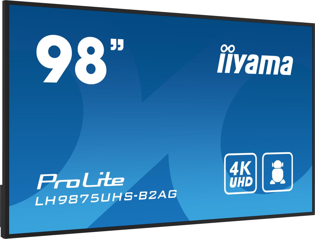 Digital Signage Display - ProLite LH9875UHS-B2AG - 98in - 3840x2160 (UHD) - Black
