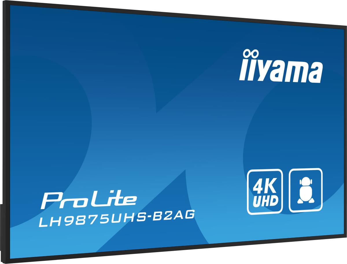 Digital Signage Display - ProLite LH9875UHS-B2AG - 98in - 3840x2160 (UHD) - Black