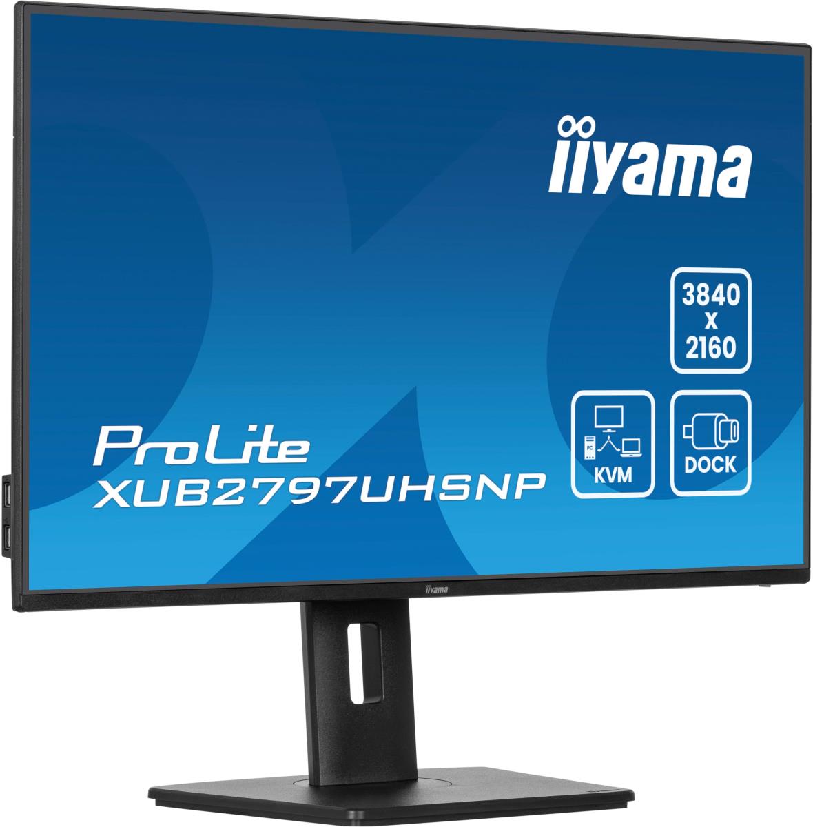 Desktop USB-C Monitor - ProLite XUB2797UHSNP-B1 - 27in - 3840x2160 (UHD) - Black