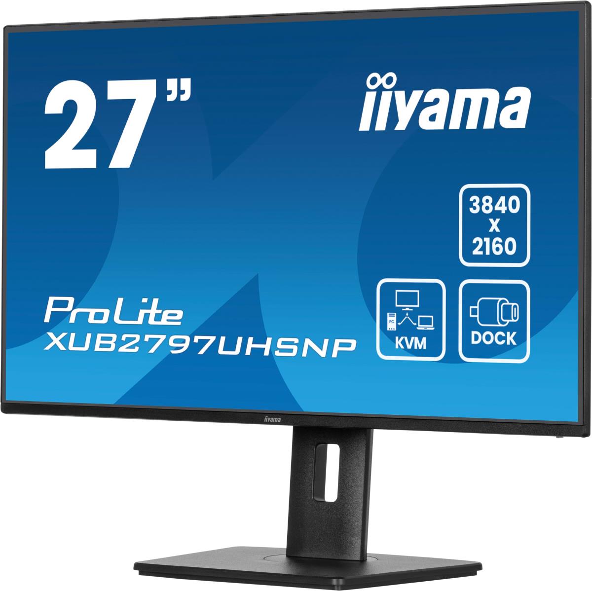 Desktop USB-C Monitor - ProLite XUB2797UHSNP-B1 - 27in - 3840x2160 (UHD) - Black