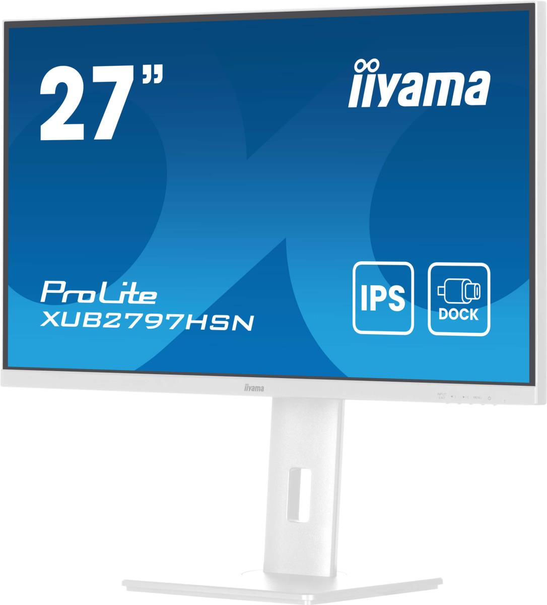 Desktop USB-C Monitor - ProLite XUB2797HSN-W2 - 27in - 1920x1080 (FHD) - White