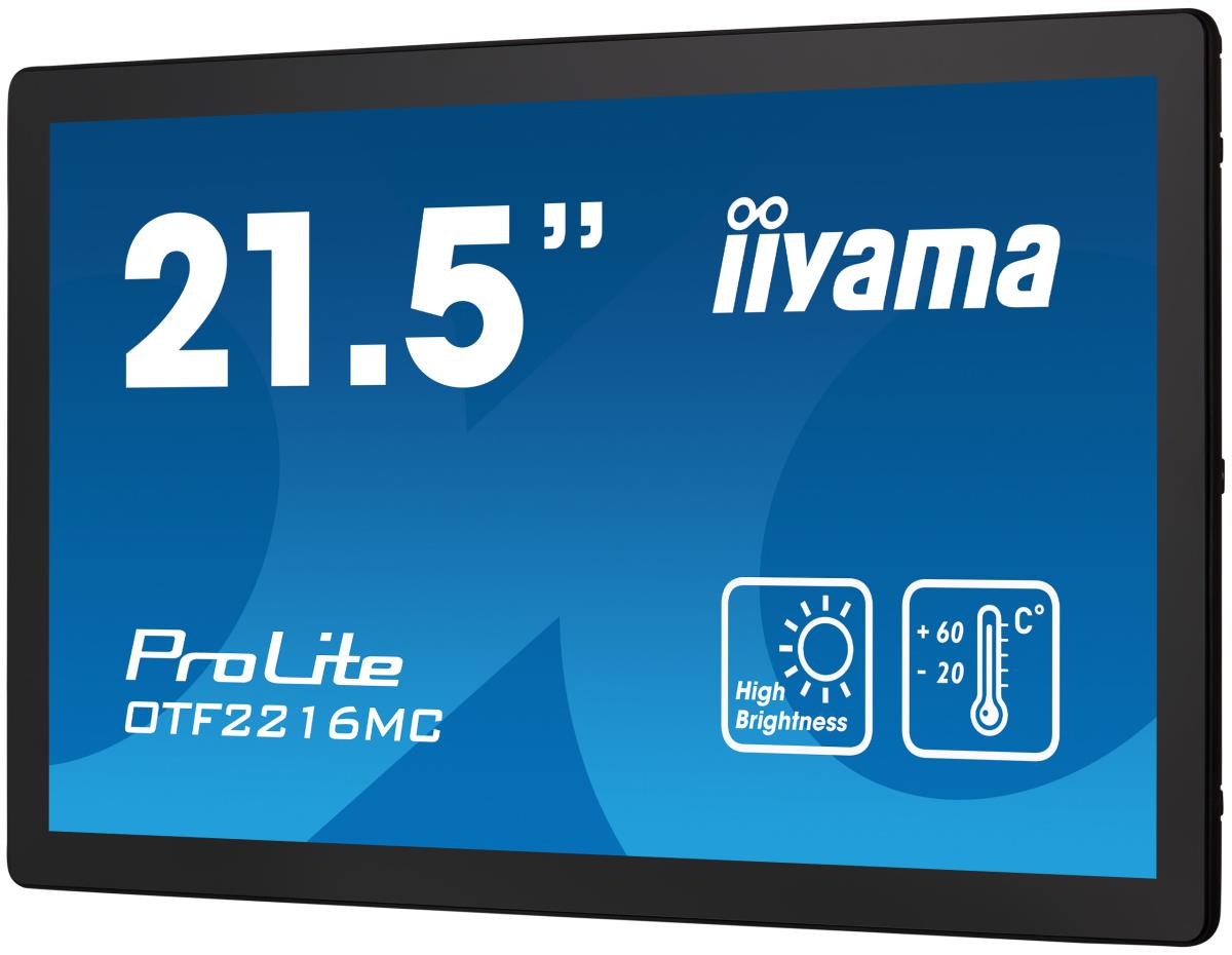 Touch Display - ProLite OTF2216MC-B1 - 22in - 1920x1080 (FHD) - Black