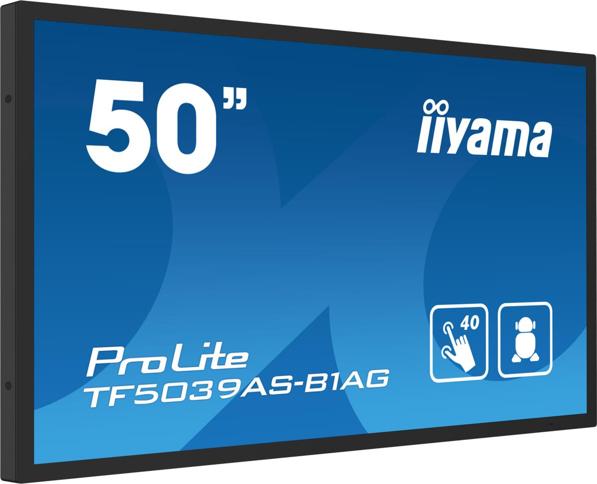 Large Format Display - Prolite TF5039AS-B1AG - 50in Touch - 3840x2160 (UHD) - Black