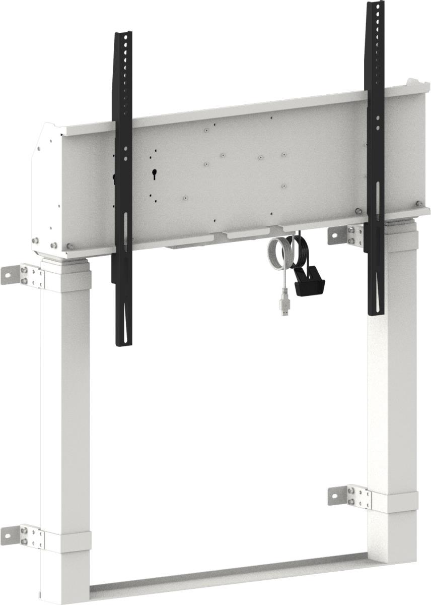 MD-WLIFT2031-W1 Single Column Electric Floor Lift For Monitors Up To 98in