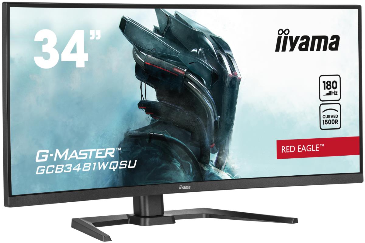 Desktop Monitor - G-MASTER GCB3481WQSU-B1 - 34in - 3440x1440 (UWQHD) - Black