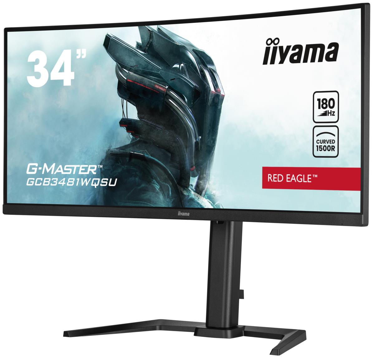 Desktop Monitor - G-MASTER GCB3481WQSU-B1 - 34in - 3440x1440 (UWQHD) - Black