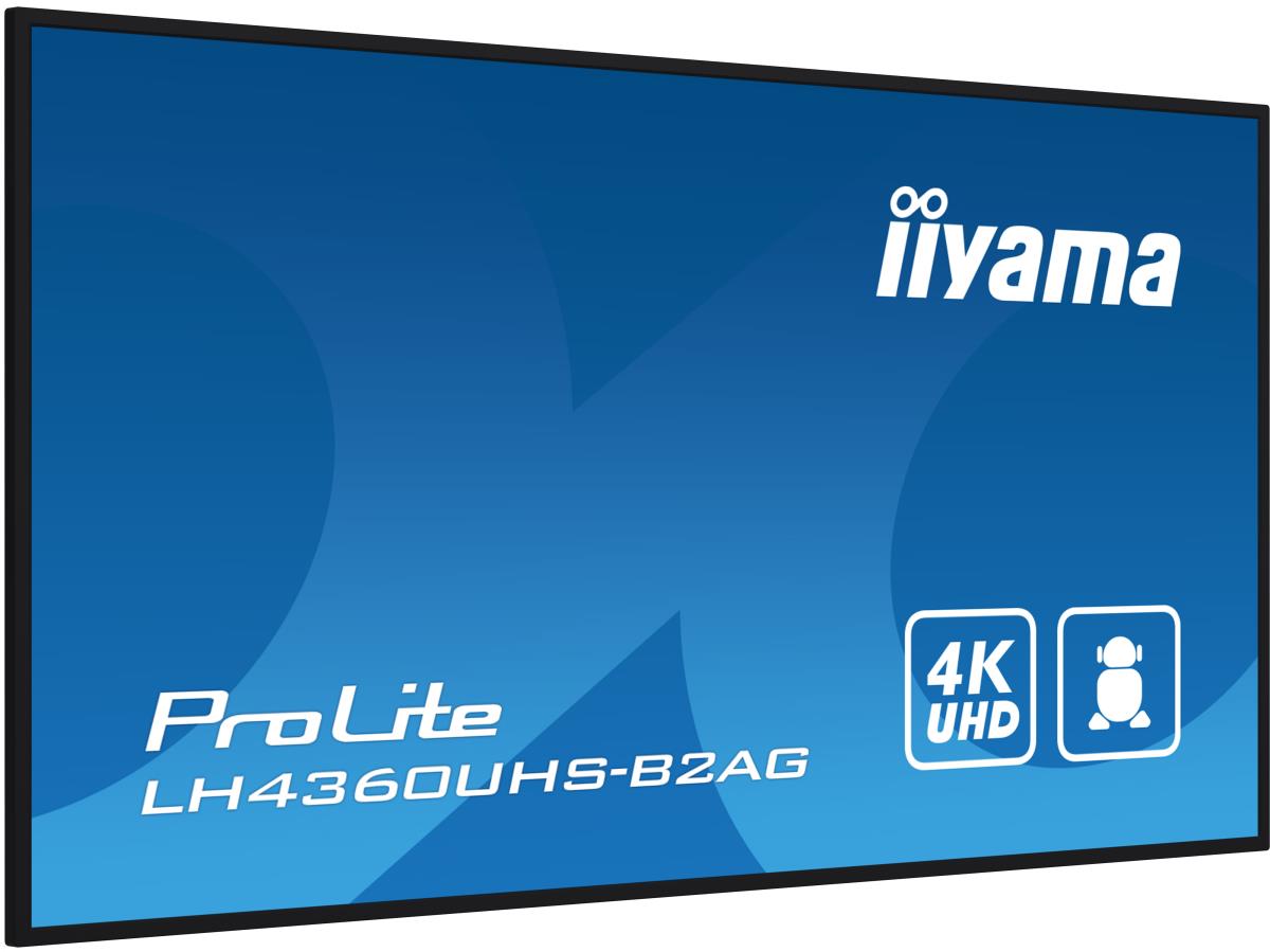 Digital Signage Display - ProLite LH4360UHS-B2AG - 43in - 3840x2160 (UHD) - Black