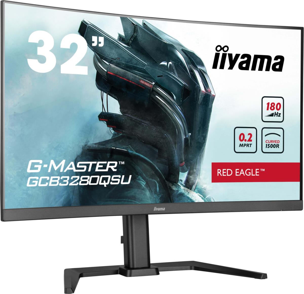 Desktop Monitor - G-MASTER GCB3280QSU-B2 - 32in - 2560x1440 (WQHD) - Black