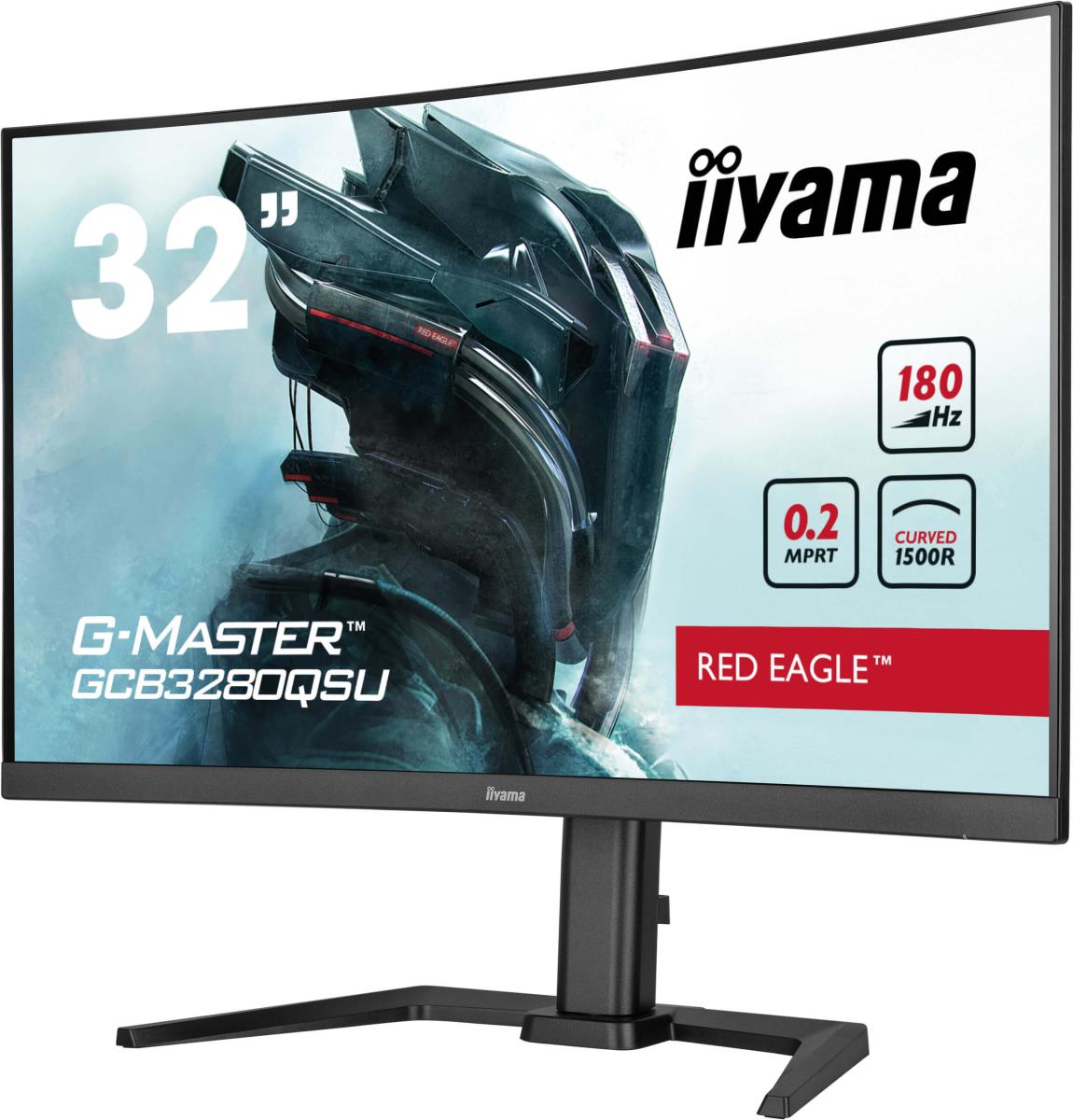 Desktop Monitor - G-MASTER GCB3280QSU-B2 - 32in - 2560x1440 (WQHD) - Black