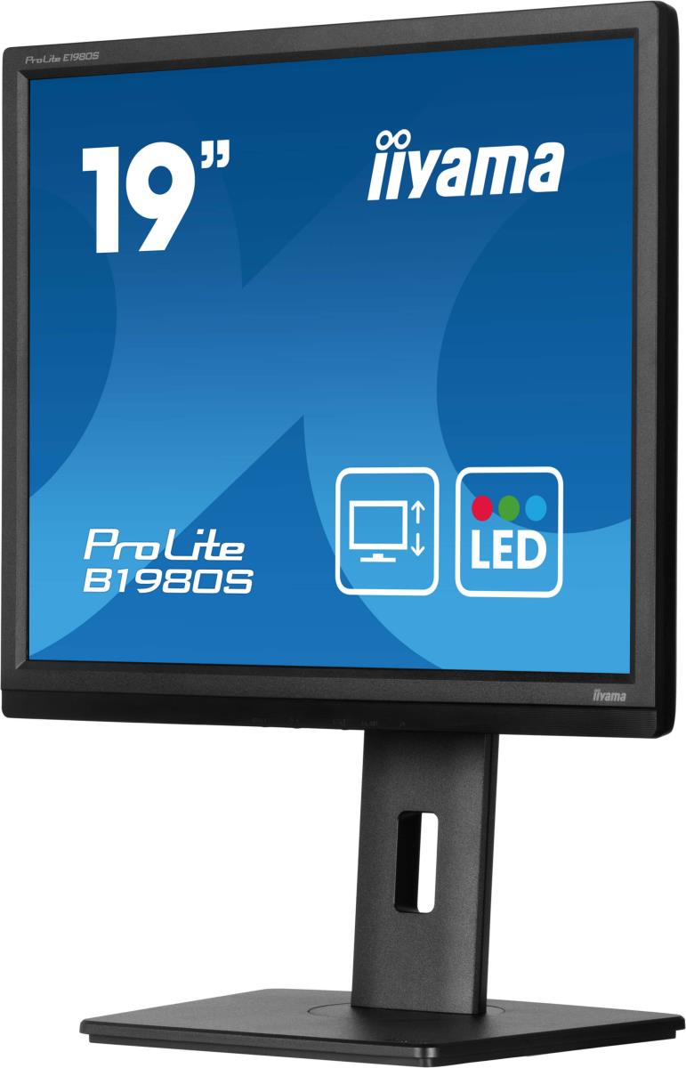 Desktop Monitor - ProLite B1980S-B1 - 19in - 1280x1024 (SXGA) - Black