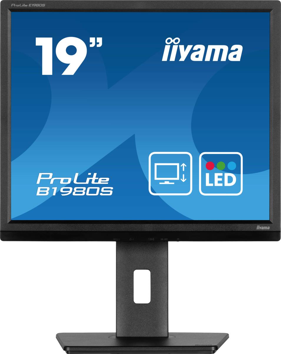 Desktop Monitor - ProLite B1980S-B1 - 19in - 1280x1024 (SXGA) - Black