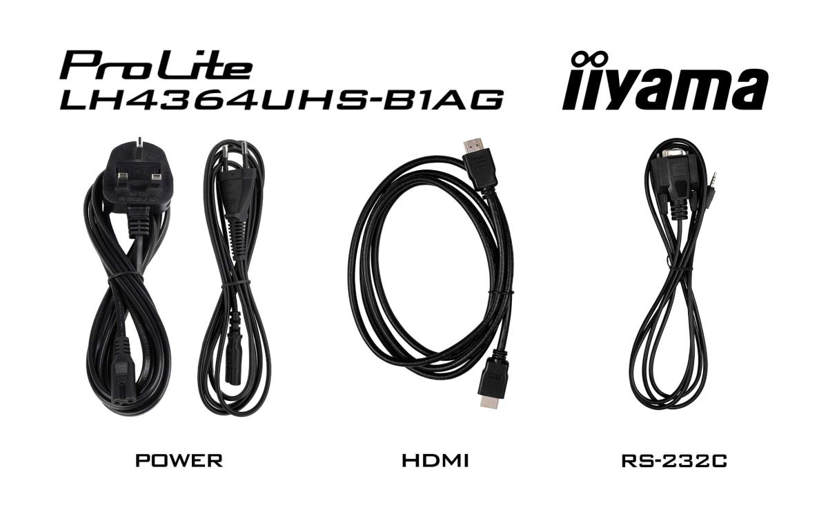 Digital Signage Display - ProLite LH4364UHS-B1AG - 43in - 3840x2160 (UHD) - Black
