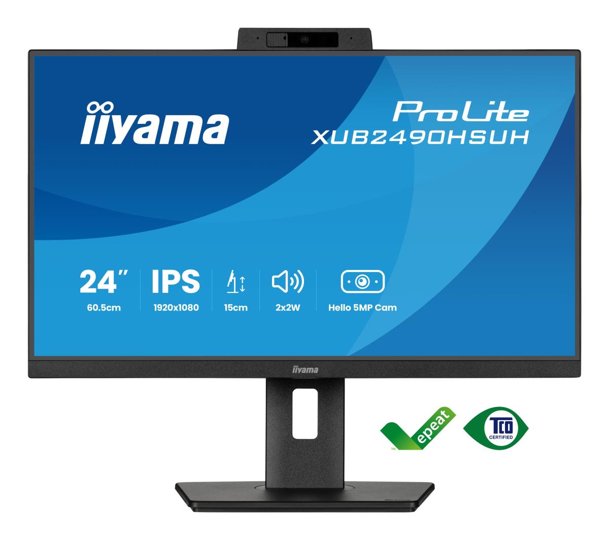 Desktop Monitor - ProLite XUB2490HSUH-B2 - 24in - 1920x1080 (FHD) - Black
