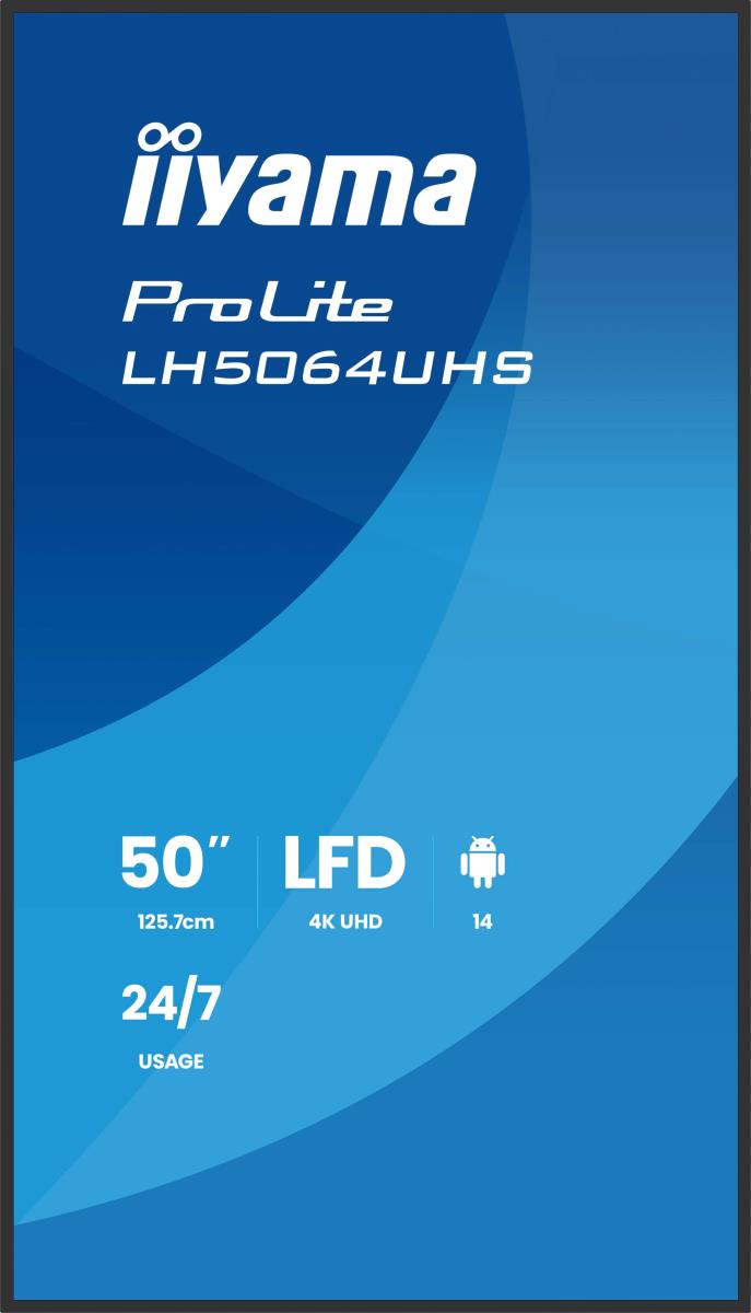 Digital Signage Display - ProLite LH6564UHS-B1AG - 65in - 3840x2160 (UHD) - Black