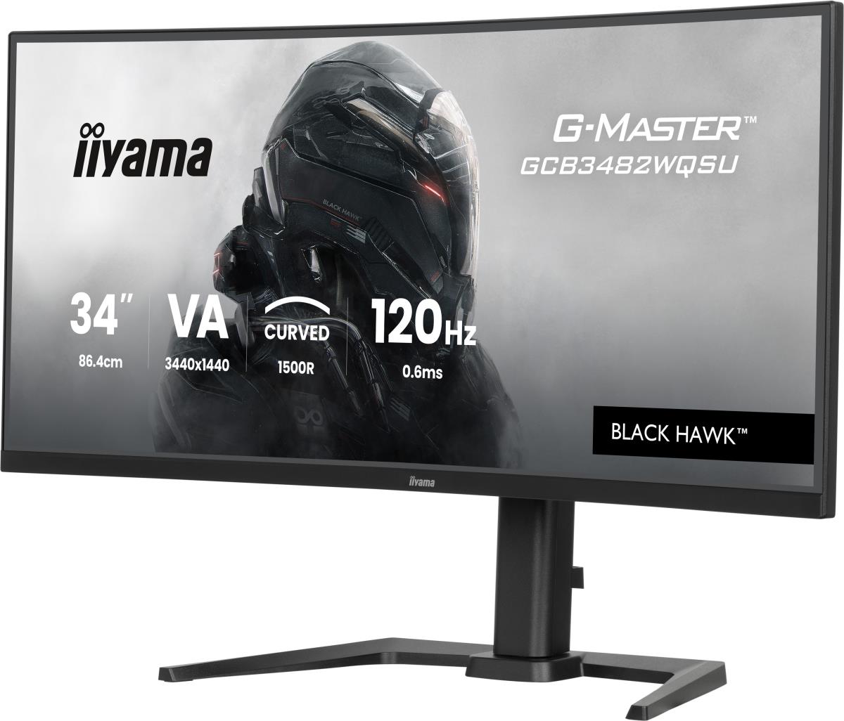 Desktop Monitor - G-MASTER GCB3482WQSU-B1 - 34in - 3440x1440 (UWQHD) - Black