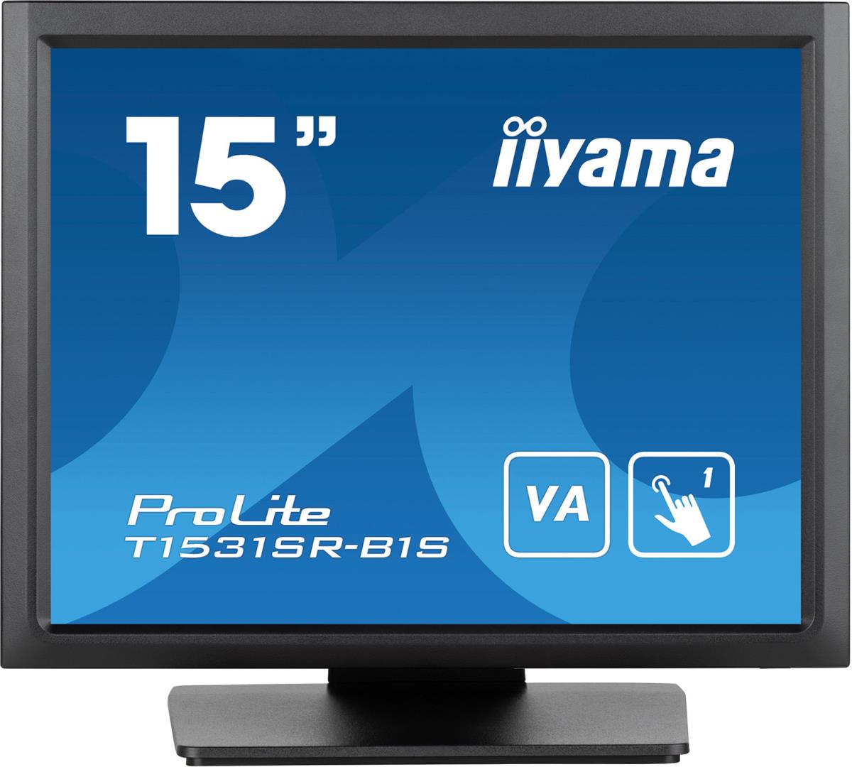Touch Monitor - PROLITE T1531SR-B1S - 15in - 1024x768 (XGA) - Black
