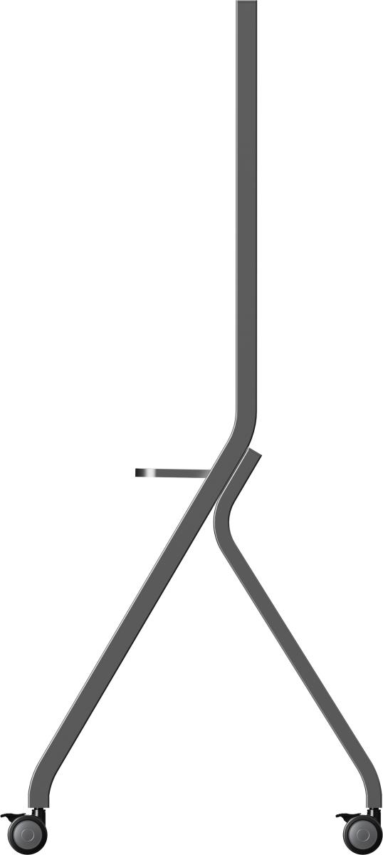 Mobile Stand MD-CART02-S1 With Accessories Shelf For (Interactive) Large Format Displays Up To 86in