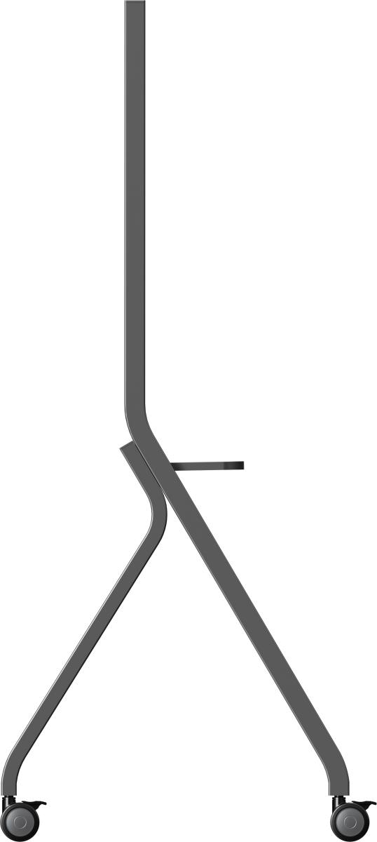 Mobile Stand MD-CART02-S1 With Accessories Shelf For (Interactive) Large Format Displays Up To 86in