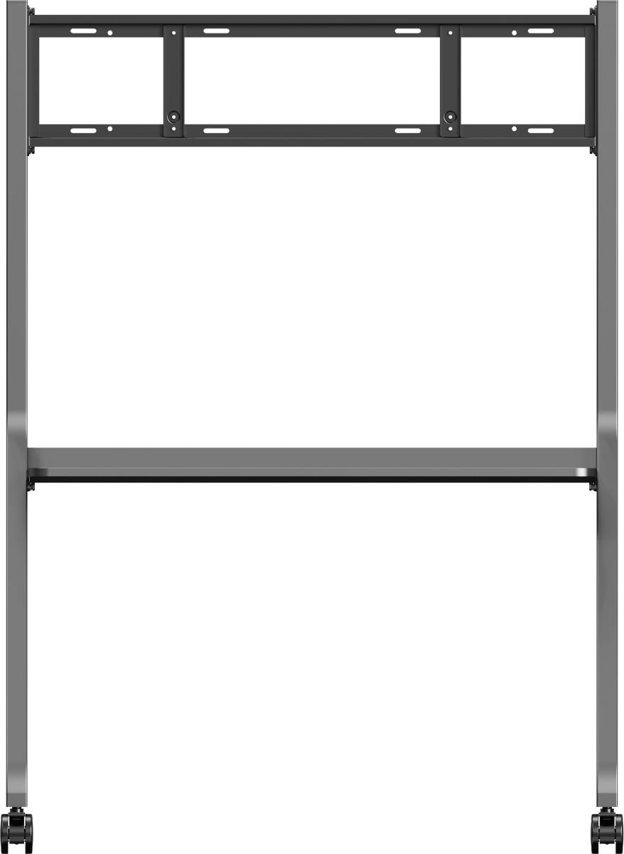 Mobile Stand MD-CART02-S1 With Accessories Shelf For (Interactive) Large Format Displays Up To 86in