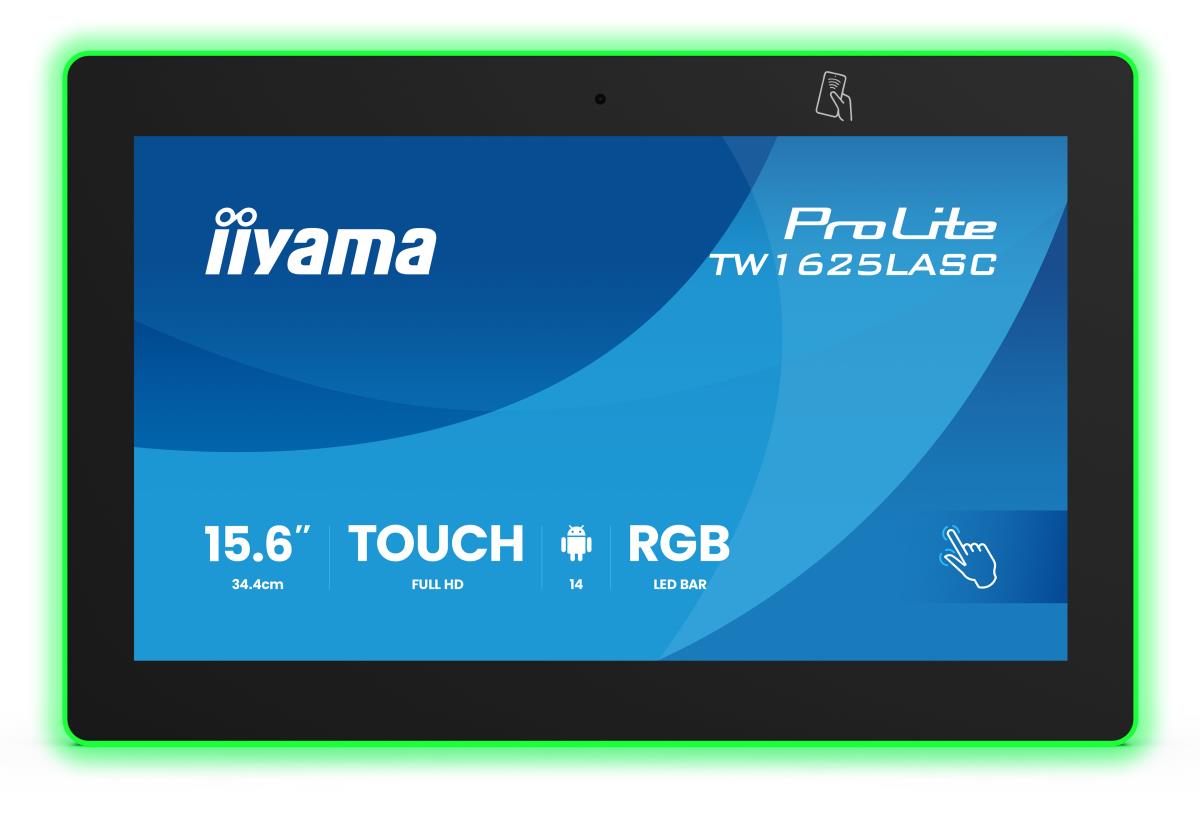 Touch Monitor - ProLite TW1625LASC-B3PNR - 16n - 1280x800 (WXGA) - Black