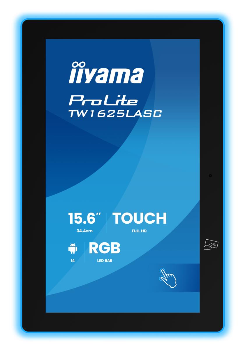 Touch Monitor - ProLite TW1625LASC-B3PNR - 16n - 1280x800 (WXGA) - Black