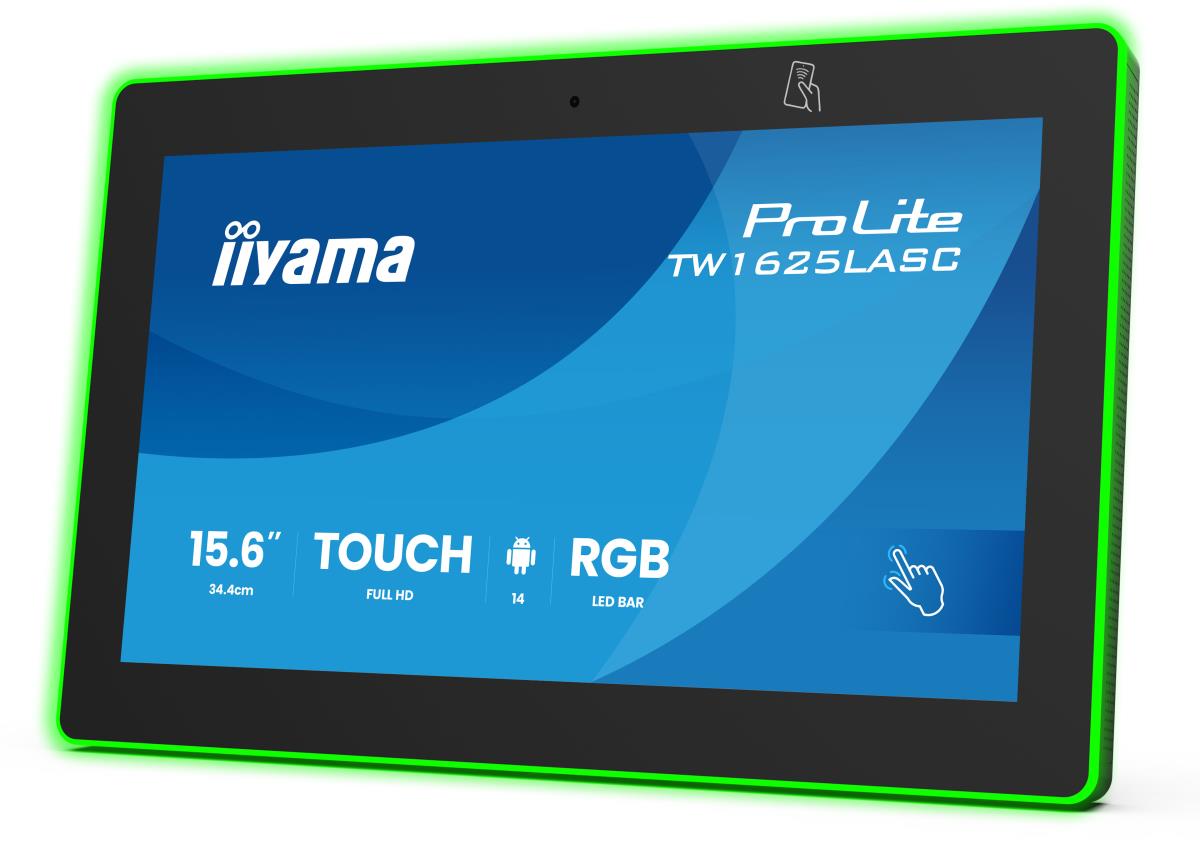 Touch Monitor - ProLite TW1625LASC-B3PNR - 16n - 1280x800 (WXGA) - Black