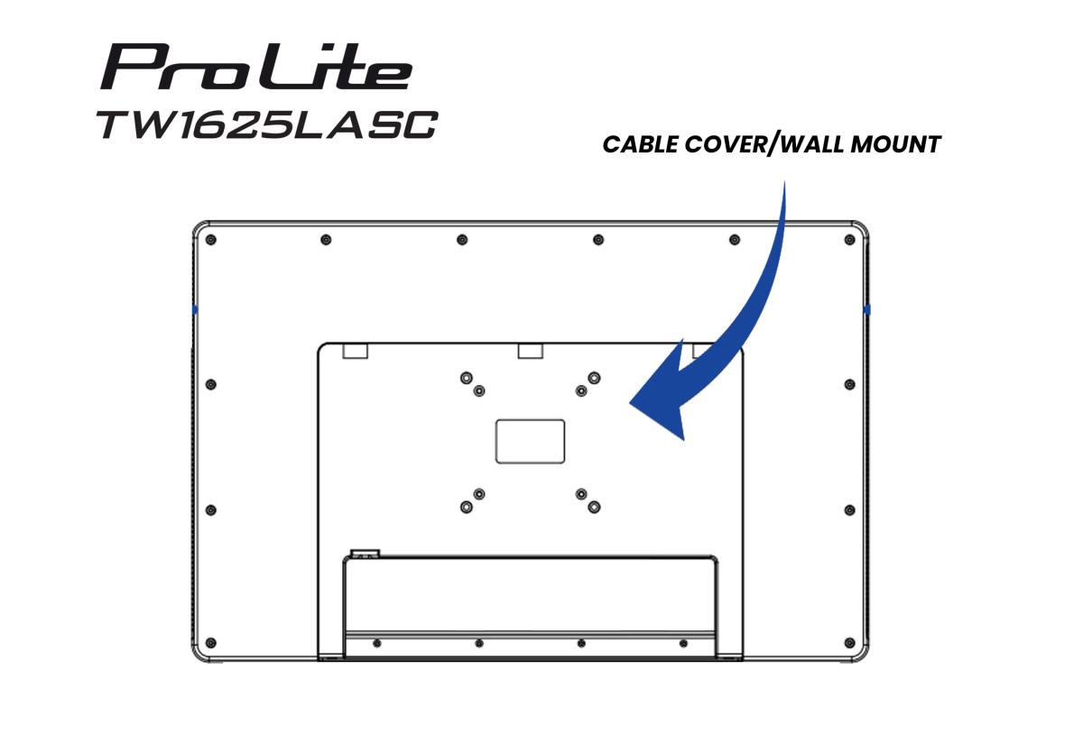 Touch Monitor - ProLite TW1625LASC-B3PNR - 16n - 1280x800 (WXGA) - Black