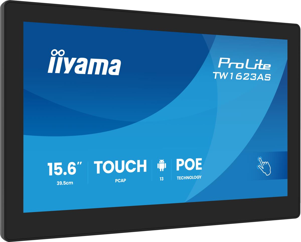 Touch Monitor - ProLite TW1623AS-B3P - 16in - 1920x1080 (FHD) - Black