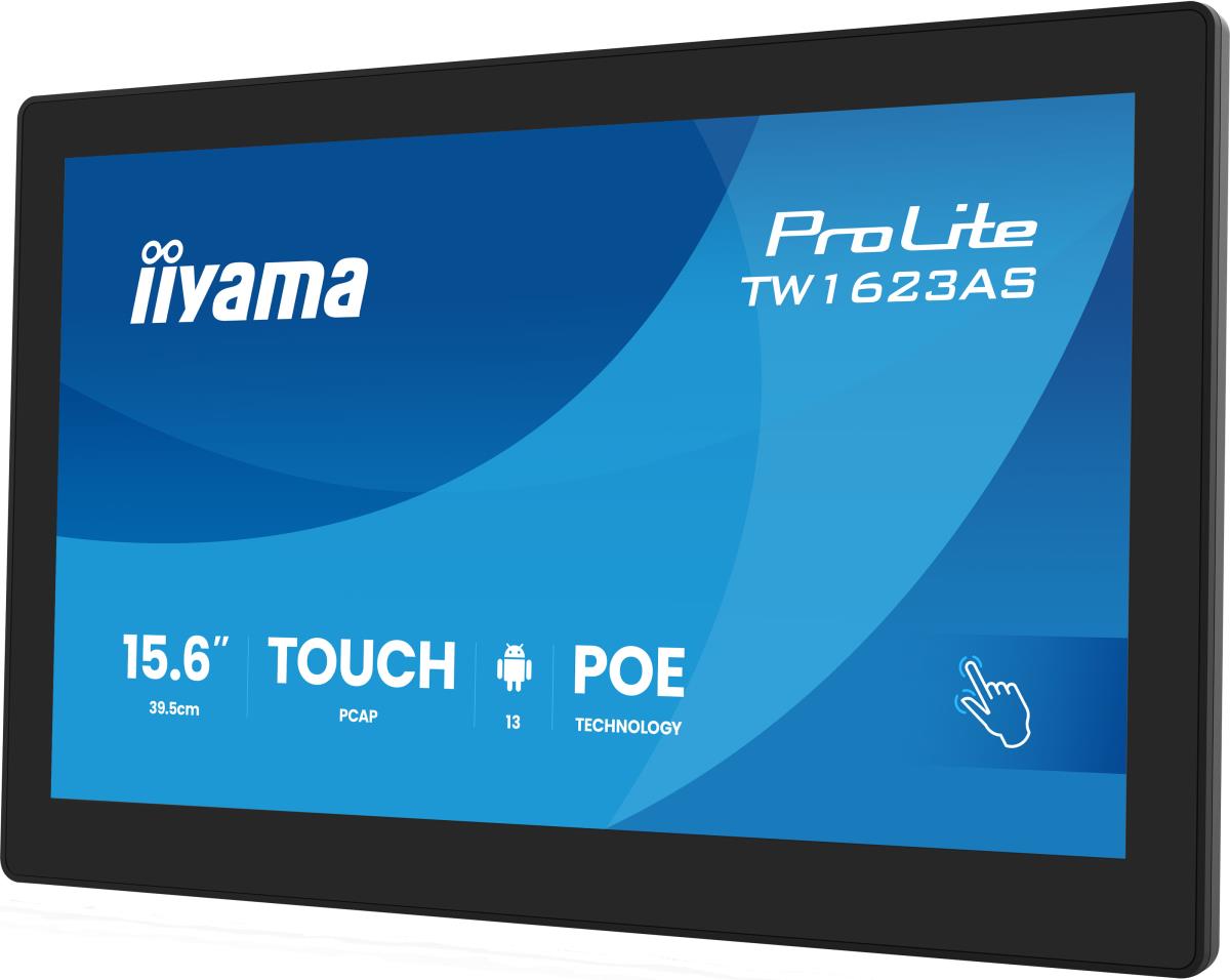 Touch Monitor - ProLite TW1623AS-B3P - 16in - 1920x1080 (FHD) - Black