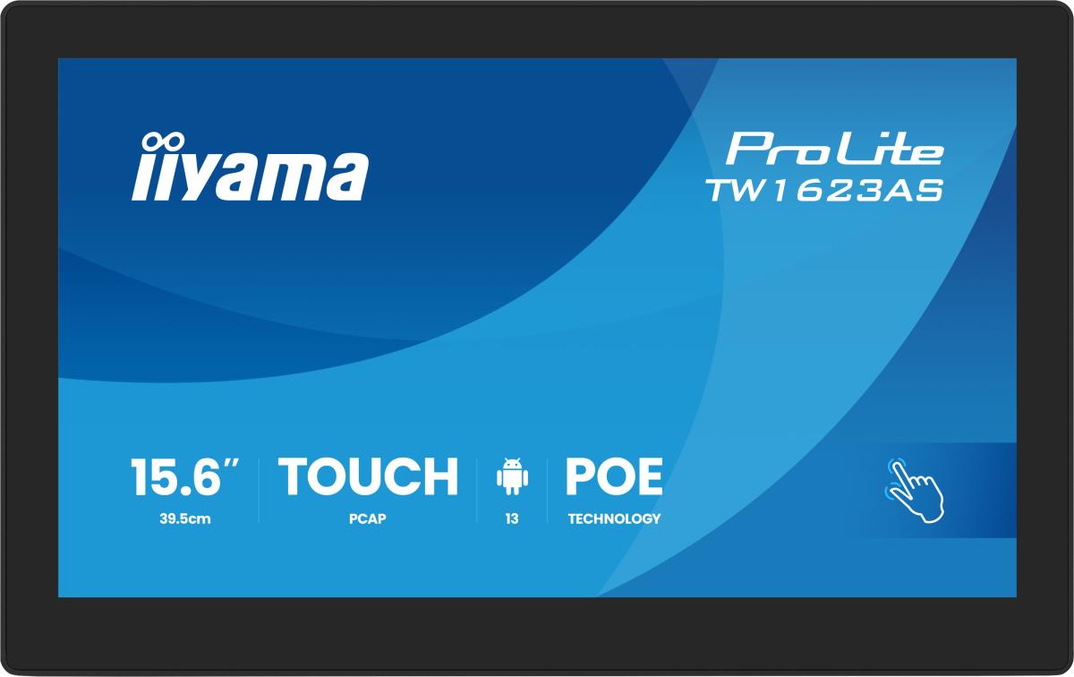 Touch Monitor - ProLite TW1623AS-B3P - 16in - 1920x1080 (FHD) - Black