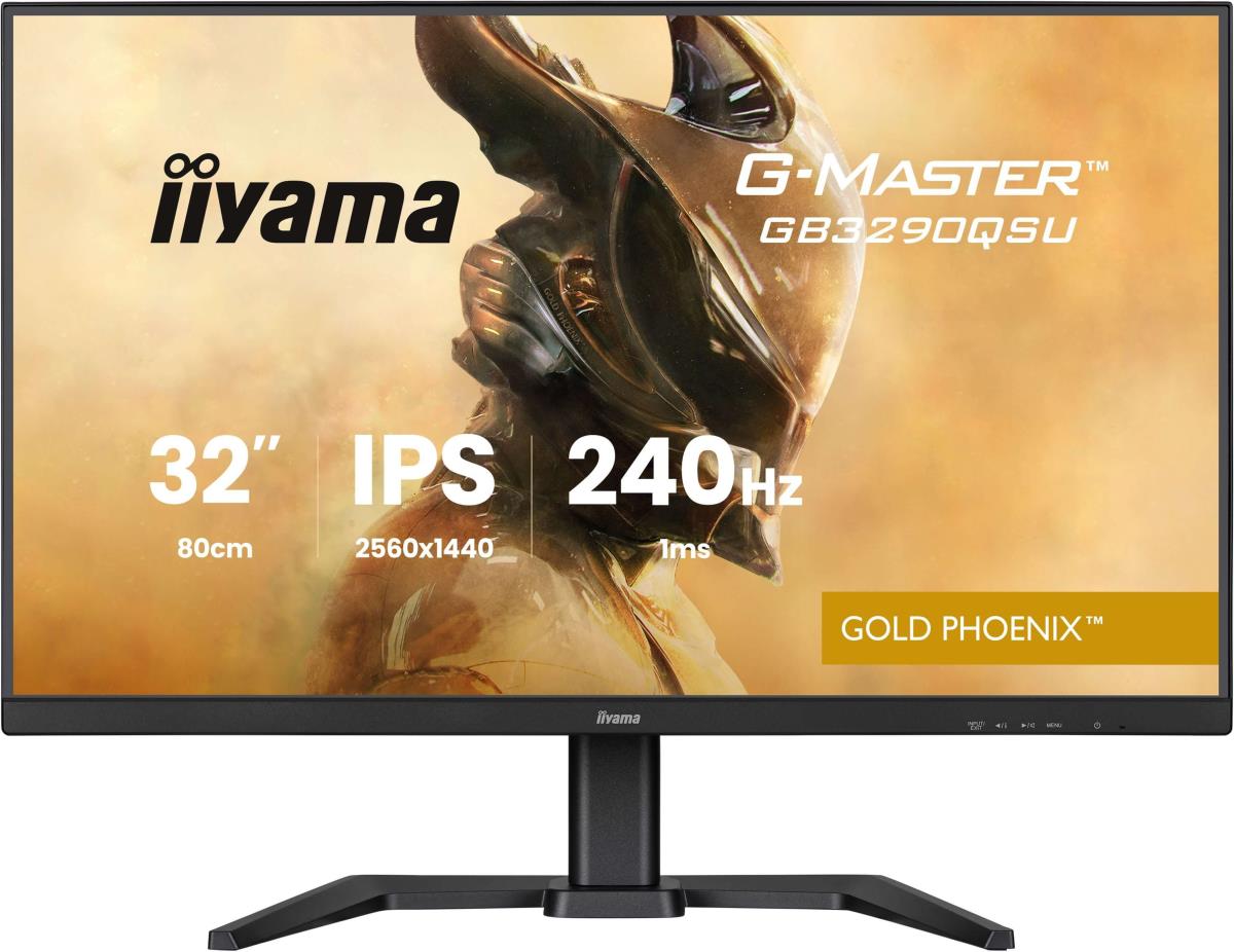 Desktop Monitor - G-MASTER GB3290QSU-B1 - 32in - 2560x1440 (QHD) - Black